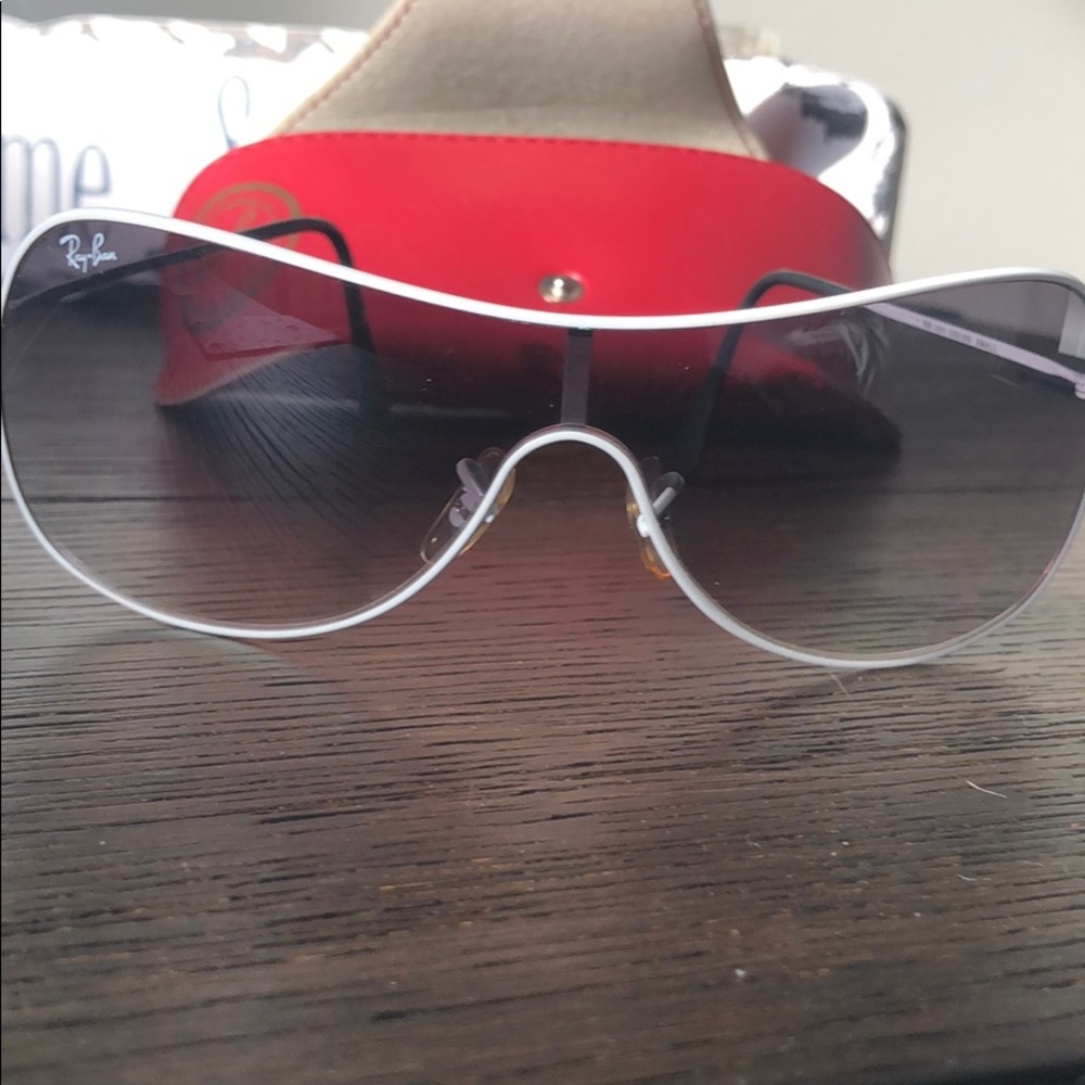 Vintage white Ray Bans